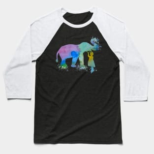 Elephant and child Baseball T-Shirt